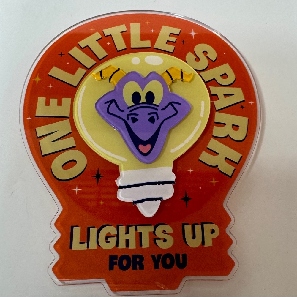 NWT. Disney Figment magnet. featuring Figment, a popular dragon